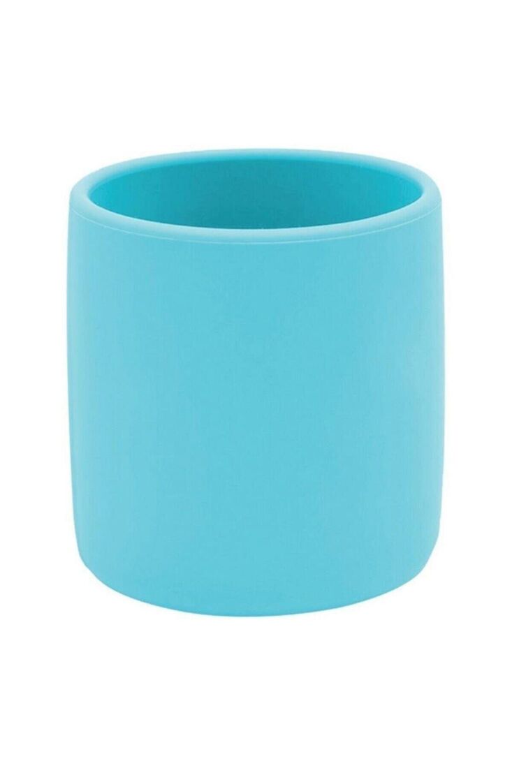 Silikon Mini Bardak Mineral Blue - 1