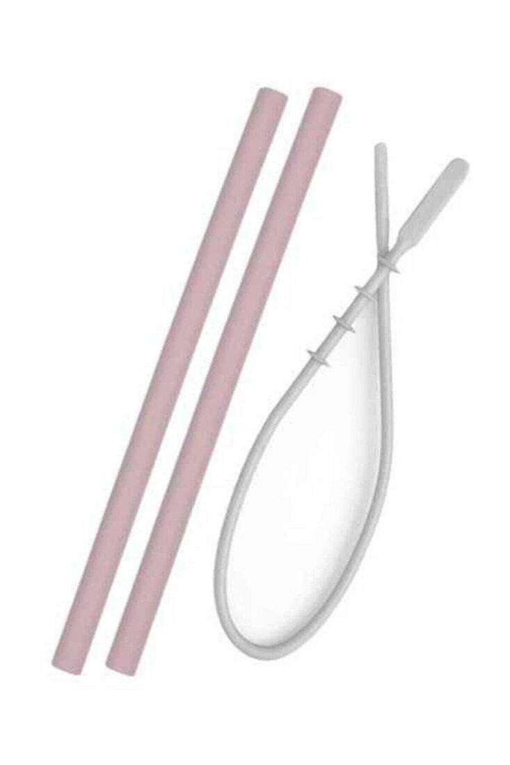Silikon Pipet 2'li - Pinky Pink & Temizleme Fırçası - 1