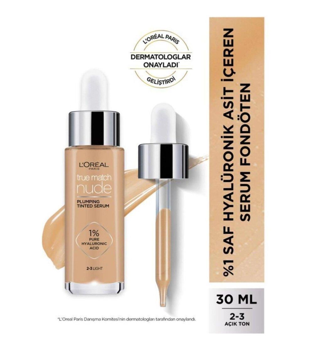 True Match Nude Fondöten Serum 2-3 Light - 1